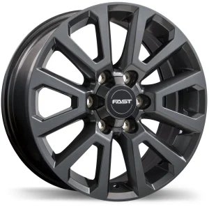 Fast Wheels – Storm II – Gunmetal – 18″x7.5″ 30mm – All weather Wheels – F245N-1875-83MN+30C778